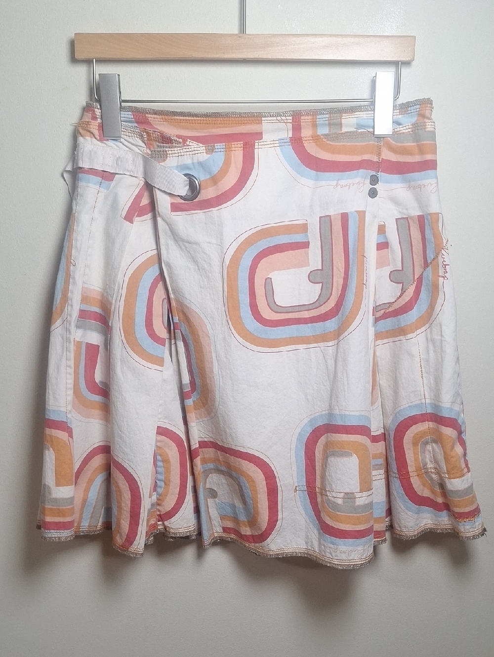 Firetrap Logo Pleated Skirt Size 27